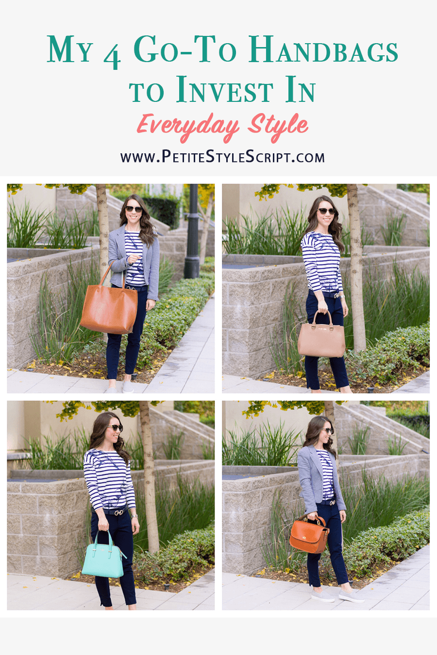petite-style-script-best-women-handbags-kate-spade-mint-green-reversible-tote-michael-kors-sutton-ona-camera-bag Phụ nữ dáng người nhỏ nhắn vẫn có thể tỏa sáng và thanh lịch cùng túi tote MK nếu biết cách chọn size phù hợp