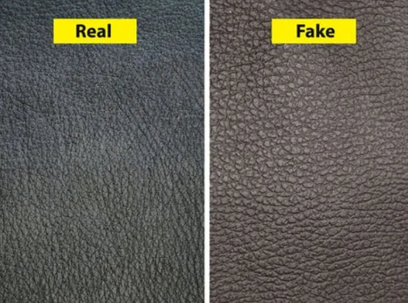 real-vs-faux-leather Sự khác biệt rõ rệt giữa cấu trúc da thật và vật liệu tổng hợp giả da