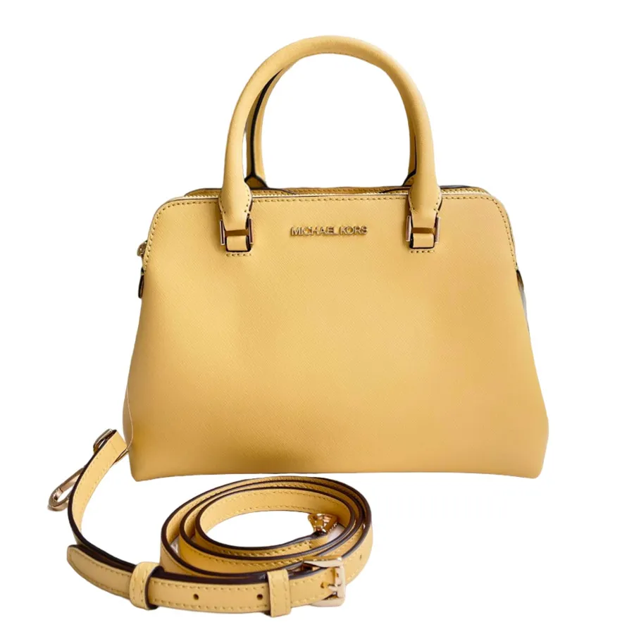 tui-xach-michael-kors-idina-small-satchel-bag-leather-mau-vang-nghe-639be5450bf86-16122022102557 Sự tinh xảo trong từng chi tiết tạo nên giá trị của thương hiệu MK